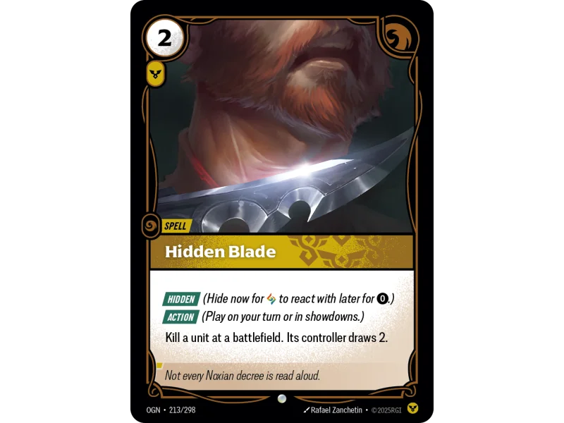Hidden Blade OGN-213 | Origins | ProCards México