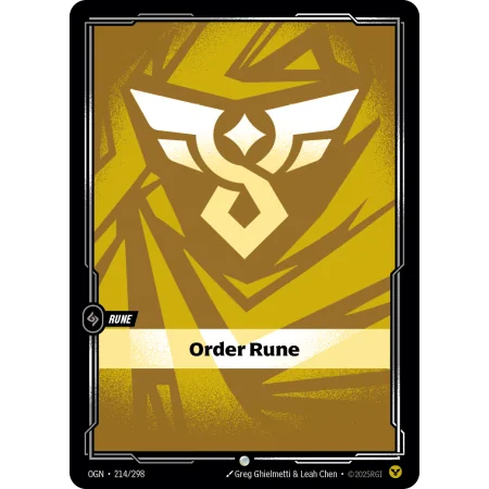 Order Rune OGN-214 | Origins | ProCards México