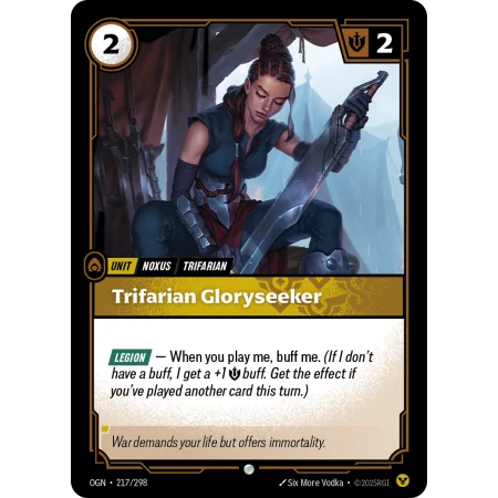 Trifarian Gloryseeker OGN-217 | Origins | ProCards México