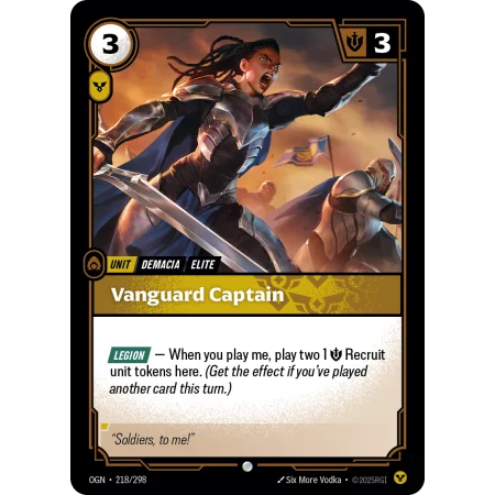 Vanguard Captain OGN-218 | Origins | ProCards México