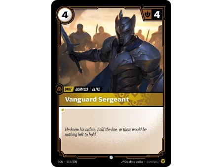 Vanguard Sergeant OGN-219 | Origins | ProCards México