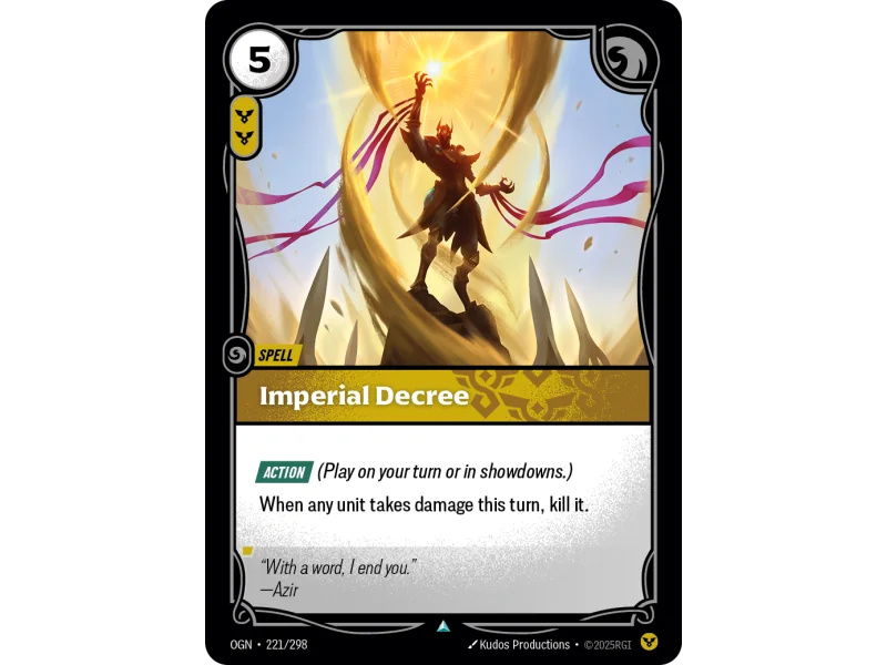 Imperial Decree OGN-221 | Origins | ProCards México