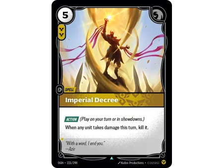 Imperial Decree OGN-221 | Origins | ProCards México