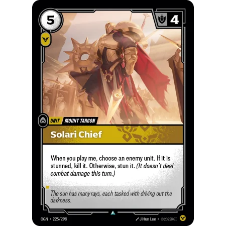 Solari Chief OGN-225 | Origins | ProCards México