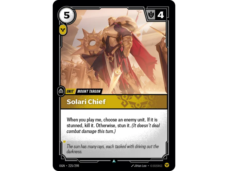 Solari Chief OGN-225 | Origins | ProCards México