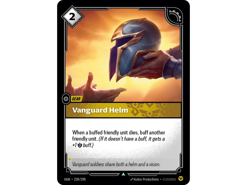 Vanguard Helm OGN-228 | Origins | ProCards México