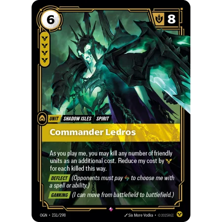 Commander Ledros OGN-231 | Origins | ProCards México
