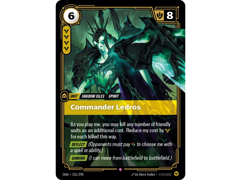 Commander Ledros OGN-231 | Origins | ProCards México