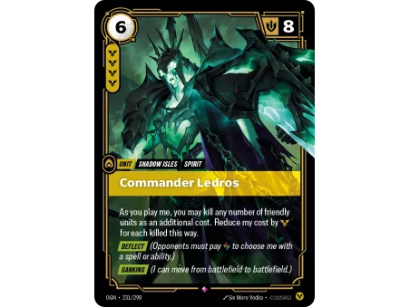 Commander Ledros OGN-231 | Origins | ProCards México