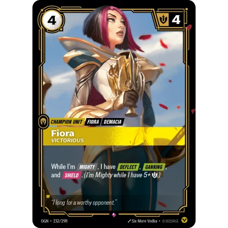 Fiora, Victorious OGN-232 | Origins | ProCards México