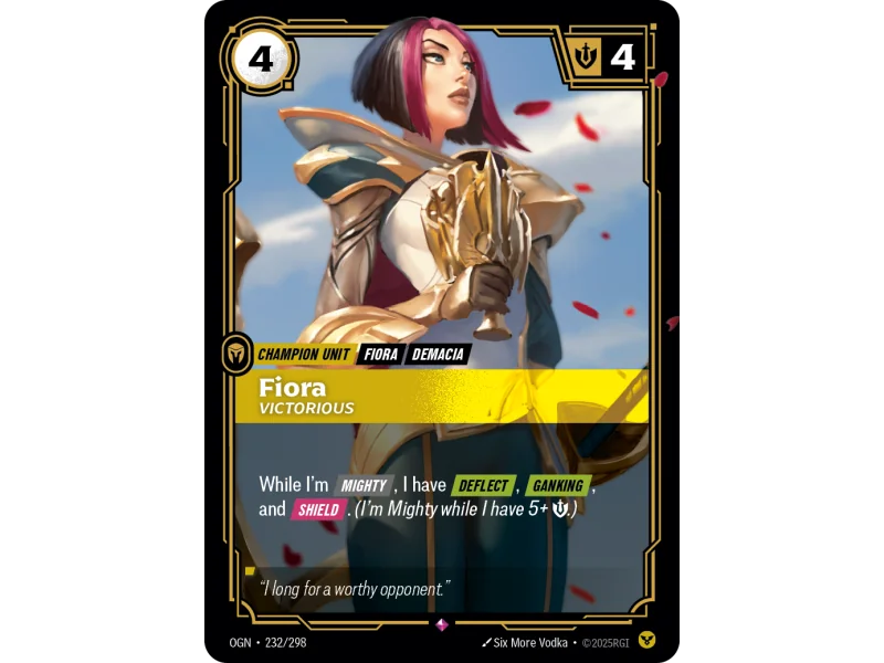 Fiora, Victorious OGN-232 | Origins | ProCards México
