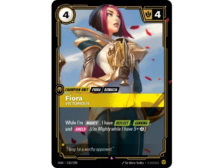 Fiora, Victorious OGN-232 | Origins | ProCards México