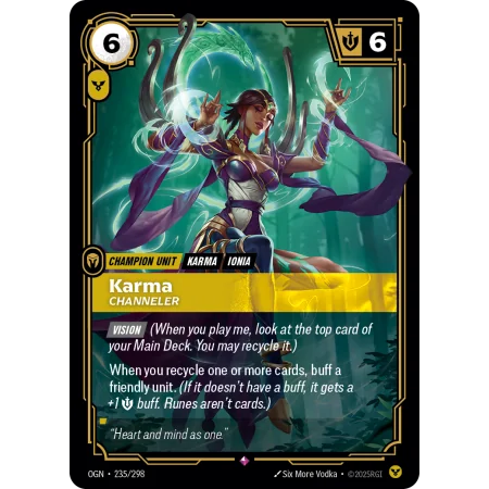 Karma, Channeler OGN-235 | Origins | ProCards México