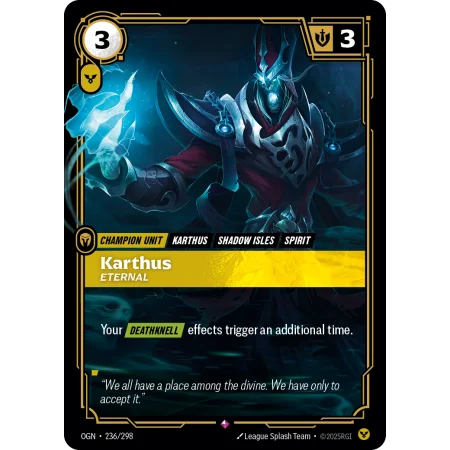 Karthus, Eternal OGN-236 | Origins | ProCards México