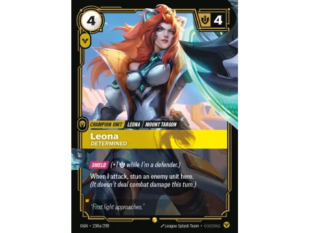 Leona, Determined OGN-238A | Origins | ProCards México
