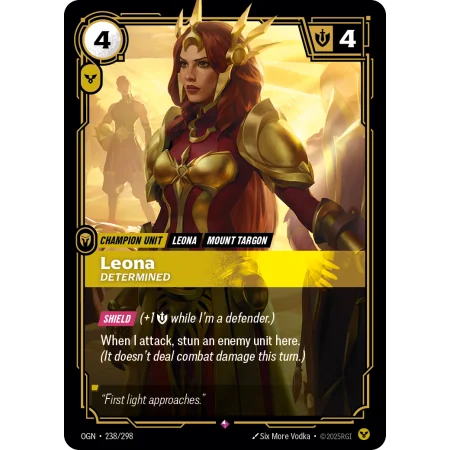 Leona, Determined OGN-238 | Origins | ProCards México