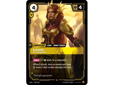 Leona, Determined OGN-238 | Origins | ProCards México