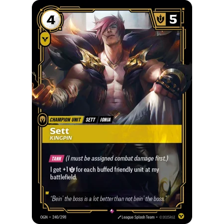 Sett, Kingpin OGN-240 | Origins | ProCards México