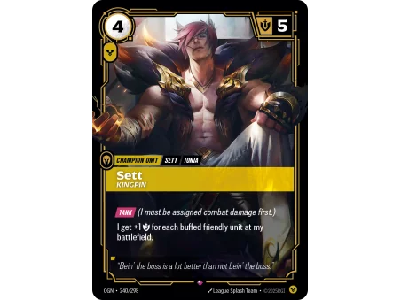 Sett, Kingpin OGN-240 | Origins | ProCards México