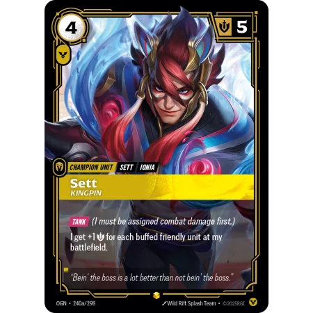 Sett, Kingpin OGN-240A | Origins | ProCards México