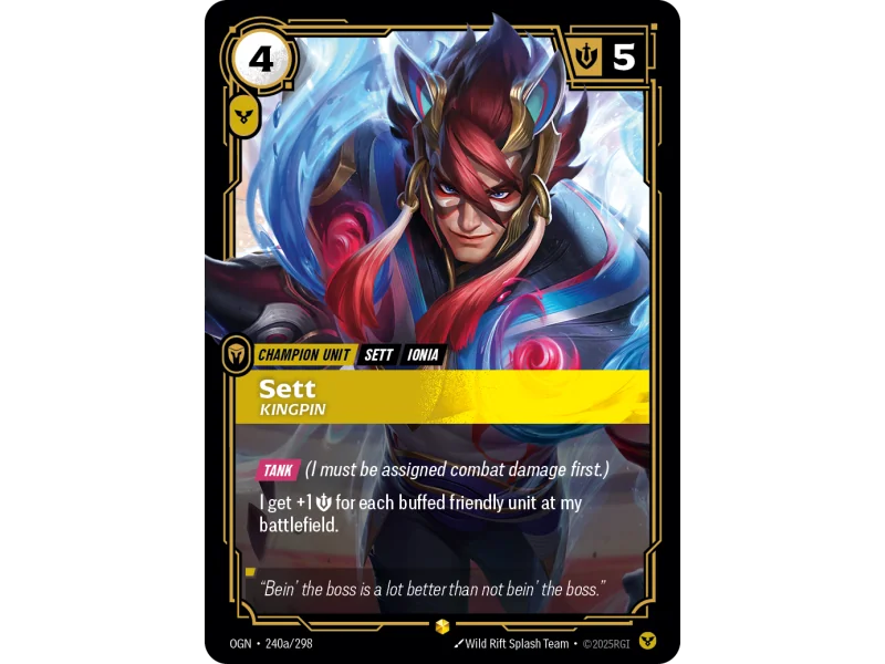 Sett, Kingpin OGN-240A | Origins | ProCards México
