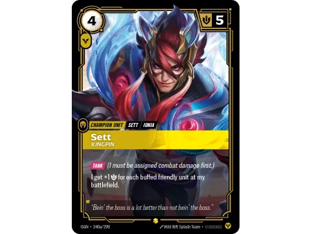 Sett, Kingpin OGN-240A | Origins | ProCards México