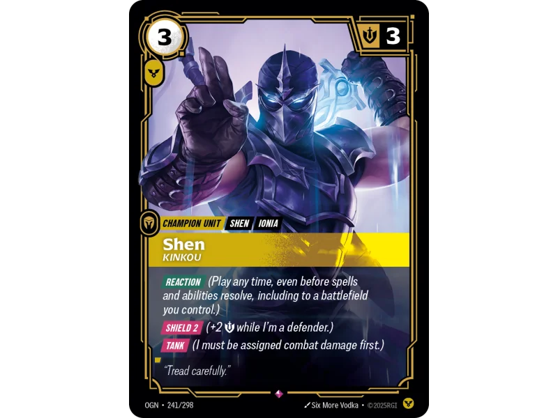 Shen, Kinkou OGN-241 | Origins | ProCards México
