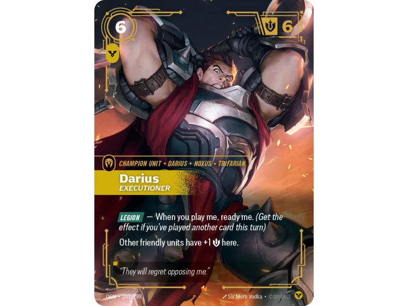 Darius, Executioner OGN-243 | Origins | ProCards México