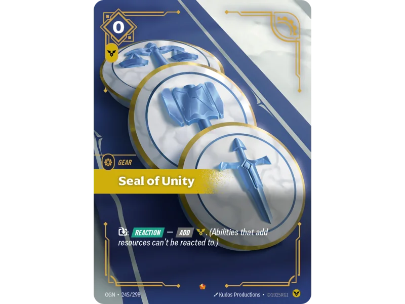 Seal of Unity OGN-245 | Origins | ProCards México