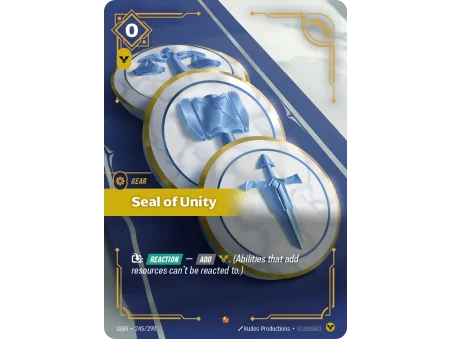 Seal of Unity OGN-245 | Origins | ProCards México