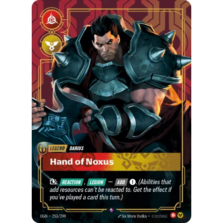 Hand of Noxus OGN-253 | Origins | ProCards México
