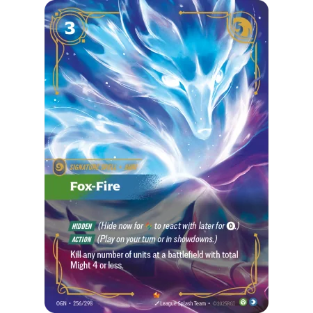 Fox-Fire OGN-256 | Origins | ProCards México