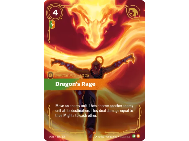 Dragon's Rage OGN-258 | Origins | ProCards México