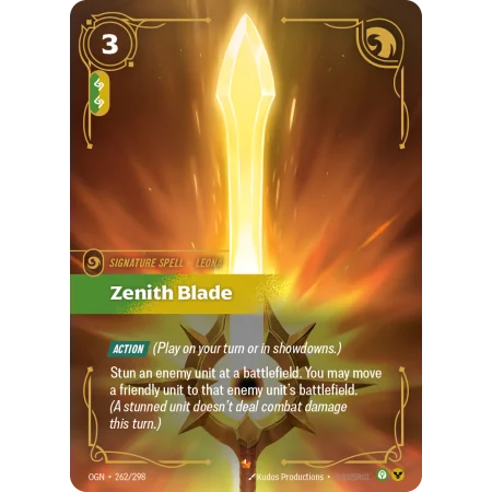 Zenith Blade OGN-262 | Origins | ProCards México