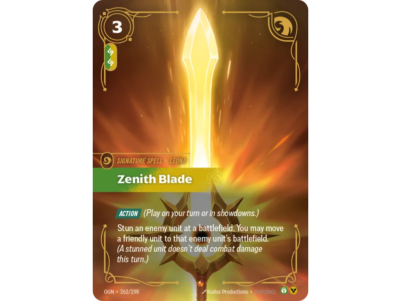 Zenith Blade OGN-262 | Origins | ProCards México