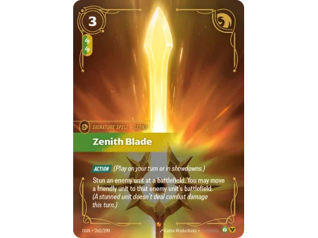 Zenith Blade OGN-262 | Origins | ProCards México