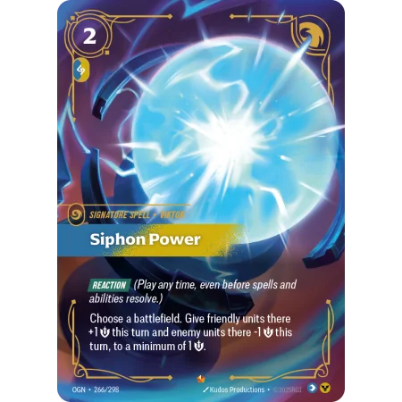 Siphon Power OGN-266 | Origins | ProCards México