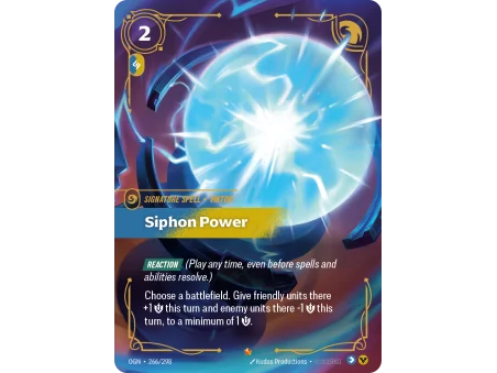 Siphon Power OGN-266 | Origins | ProCards México