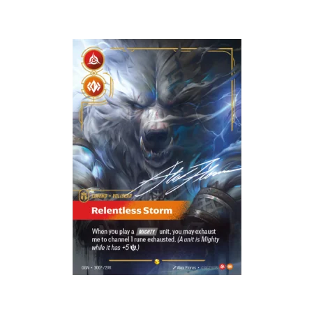 Relentless Storm OGN-300-STAR-298 | Origins | ProCards México