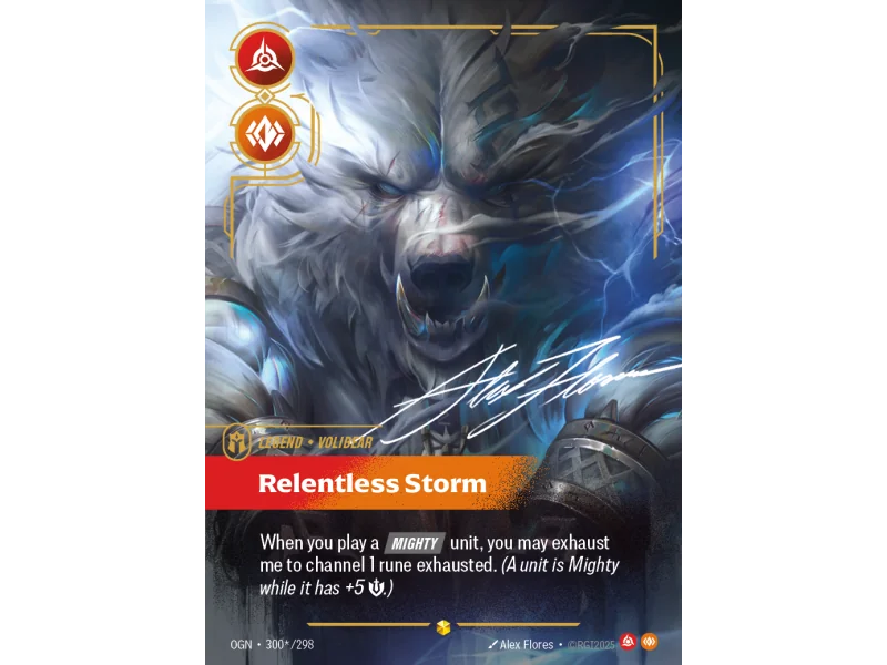 Relentless Storm OGN-300-STAR-298 | Origins | ProCards México