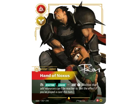 Hand of Noxus OGN-302-STAR-298 | Origins | ProCards México