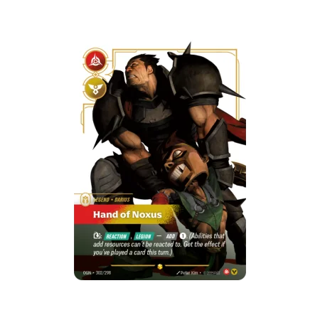 Hand of Noxus OGN-302 | Origins | ProCards México