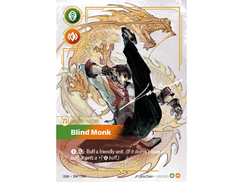 Blind Monk OGN-304-STAR-298 | Origins | ProCards México