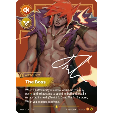 The Boss OGN-310-STAR-298 | Origins | ProCards México