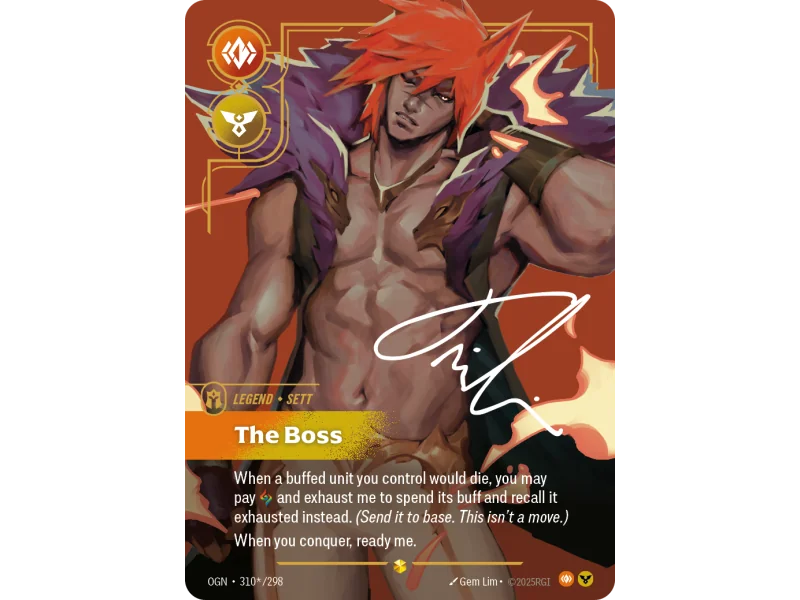 The Boss OGN-310-STAR-298 | Origins | ProCards México