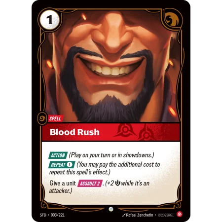 Blood Rush SFD-003 | Spiritforged | ProCards México