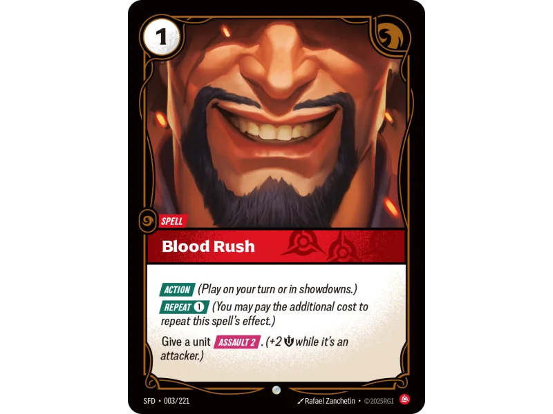 Blood Rush SFD-003 | Spiritforged | ProCards México