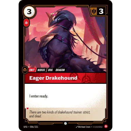 Eager Drakehound SFD-006 | Spiritforged | ProCards México