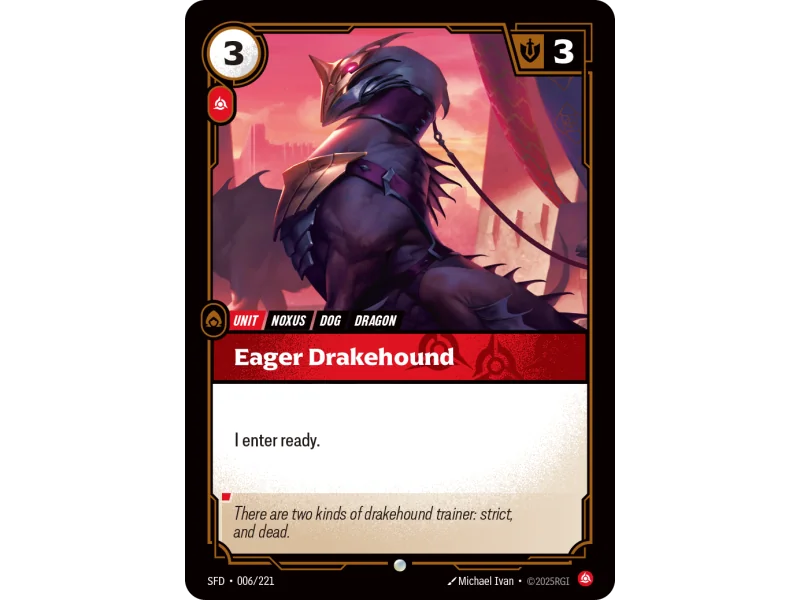 Eager Drakehound SFD-006 | Spiritforged | ProCards México