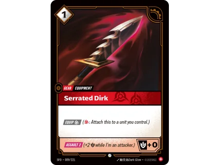 Serrated Dirk SFD-009 | Spiritforged | ProCards México